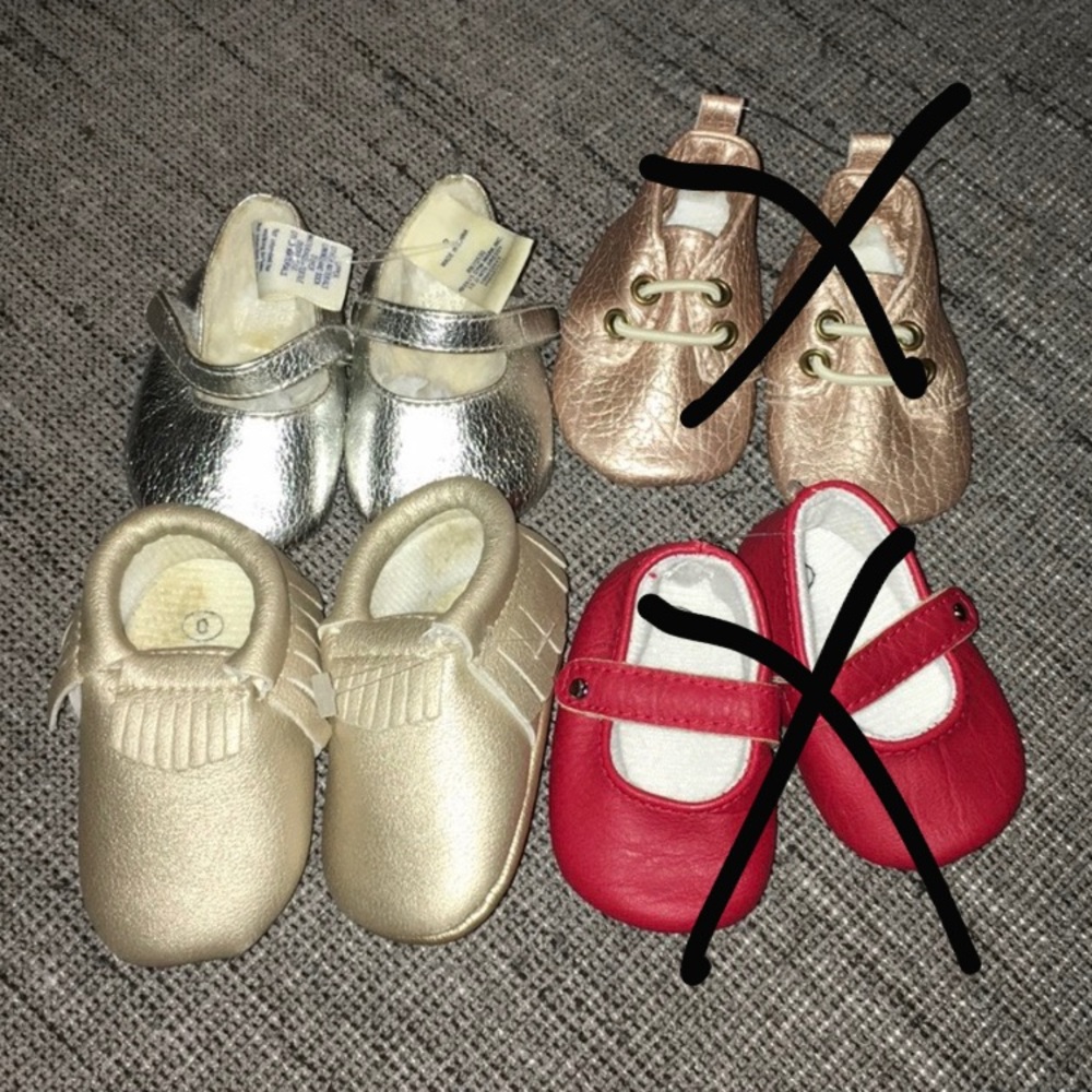 2 Sweet N Swag moccasins Baby Shoe Bundle 0